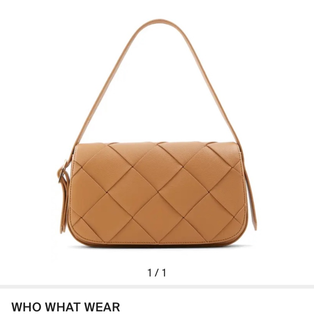 Who What Wear - HARPER WOVEN SHOULDER BAG